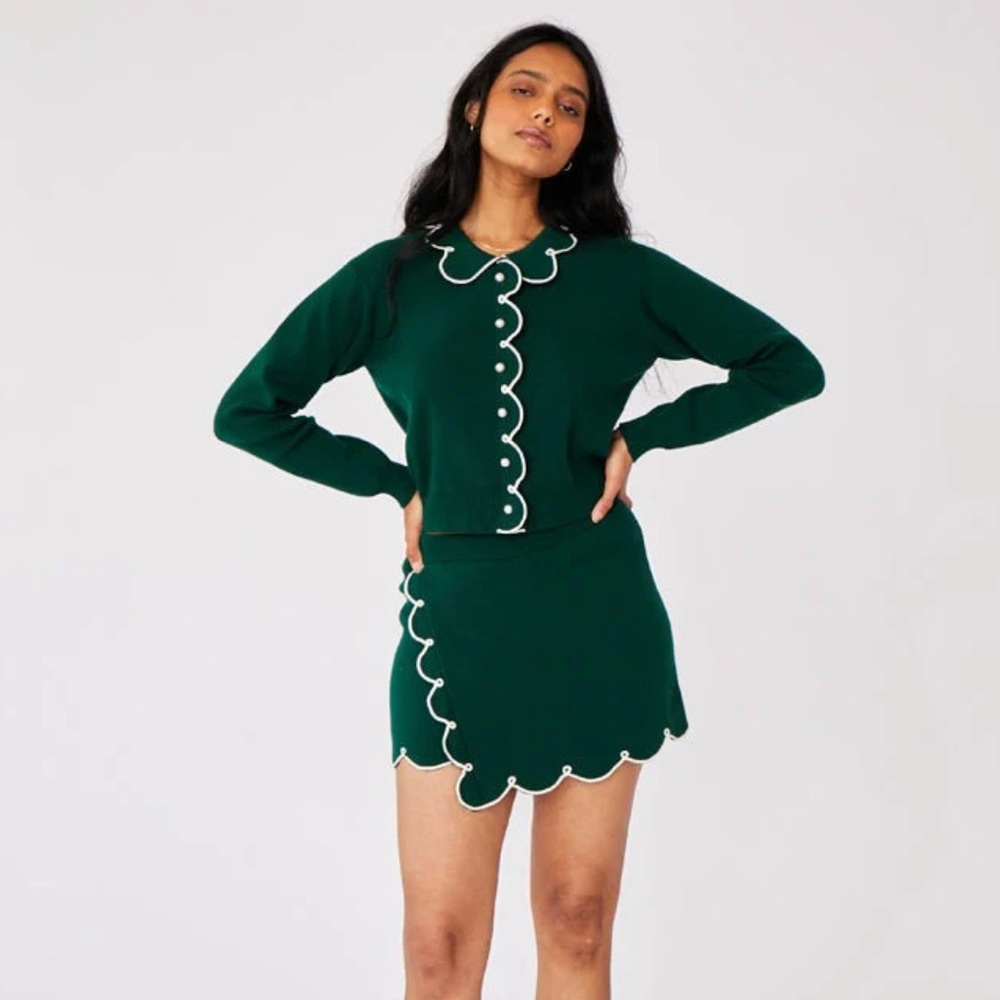 Cupcake cardigan green Rachel Antonoff